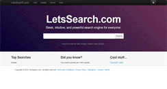 Desktop Screenshot of letssearch.net